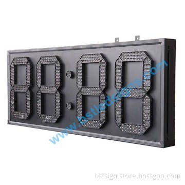 Outdoor Weatherproof Digital LED Clock Sign